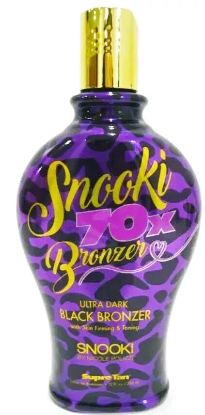 Ultra Dark Black Bronzer Tanning Lotion with Skin Firming by Supre - 12 Oz