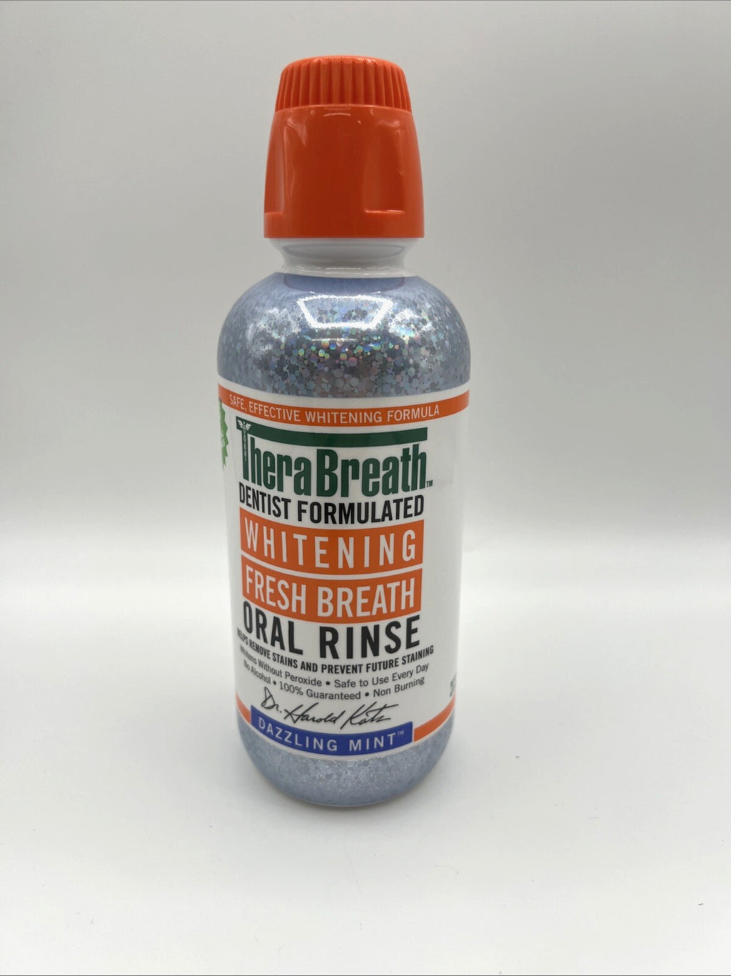 Whitening Mouthwash with Fresh Dazzling Mint - 16 Oz Oral Rinse for Breath Freshening