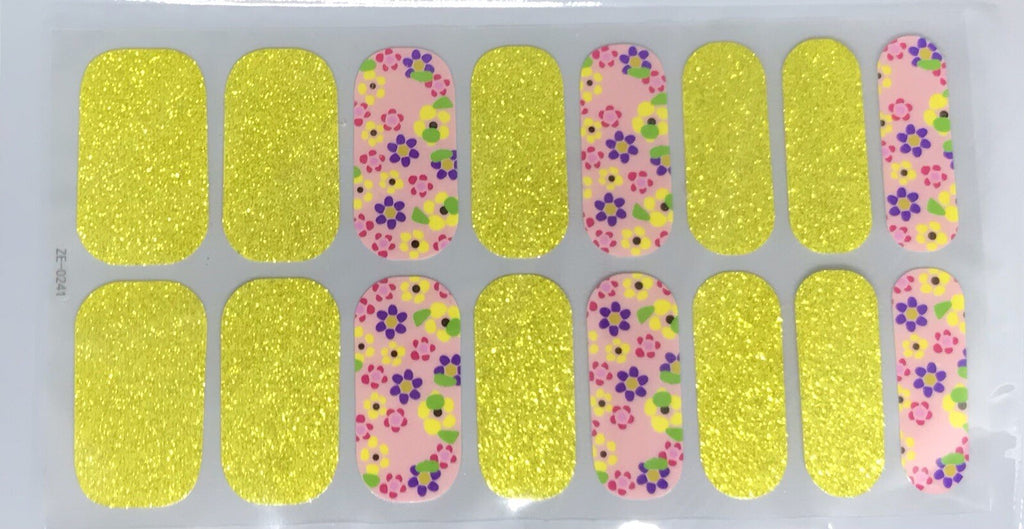 Color Nail Polish Strips - Easy Manicure & Nail Art - ZE0241