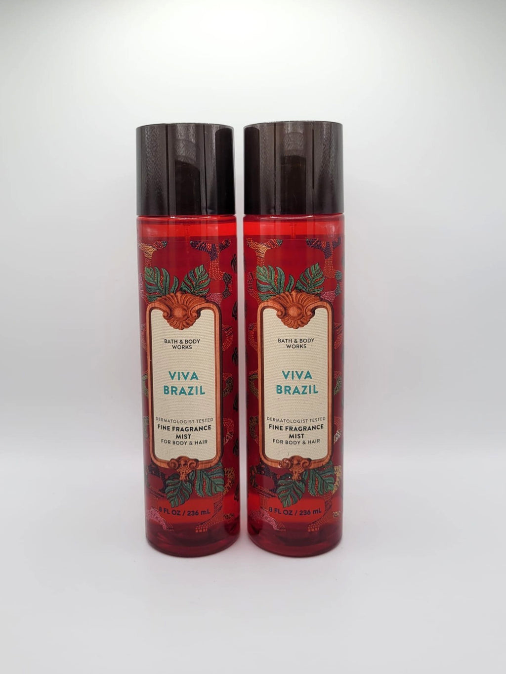Bath & Body Works Viva Brazil Body Mist Set of 2 - Fragrance Spray 8 oz