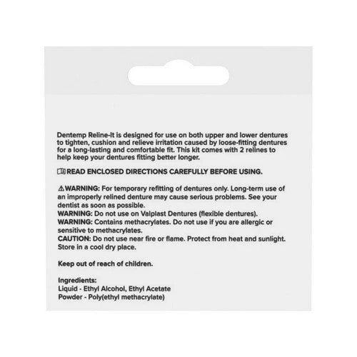 Denture Reliner Kit - Easy-to-Use Home Fit for Comfort & Confidence