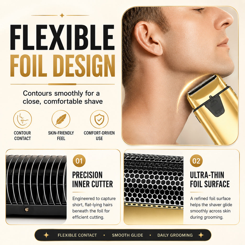 Replacement Foil & Cutter Set for Metal Single Shaver - Pack Variants