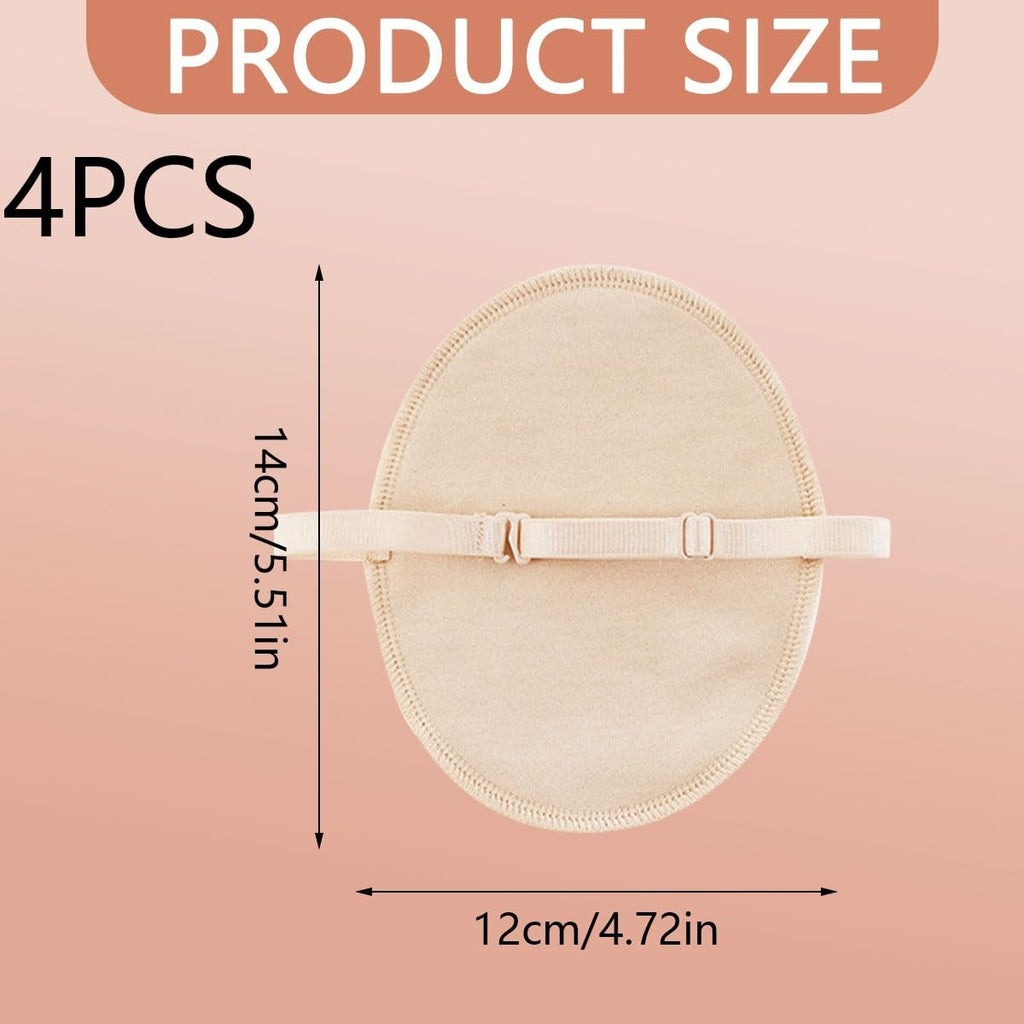 Reusable Underarm Sweat Pads with Adjustable Shoulder Straps - Breathable & Washable