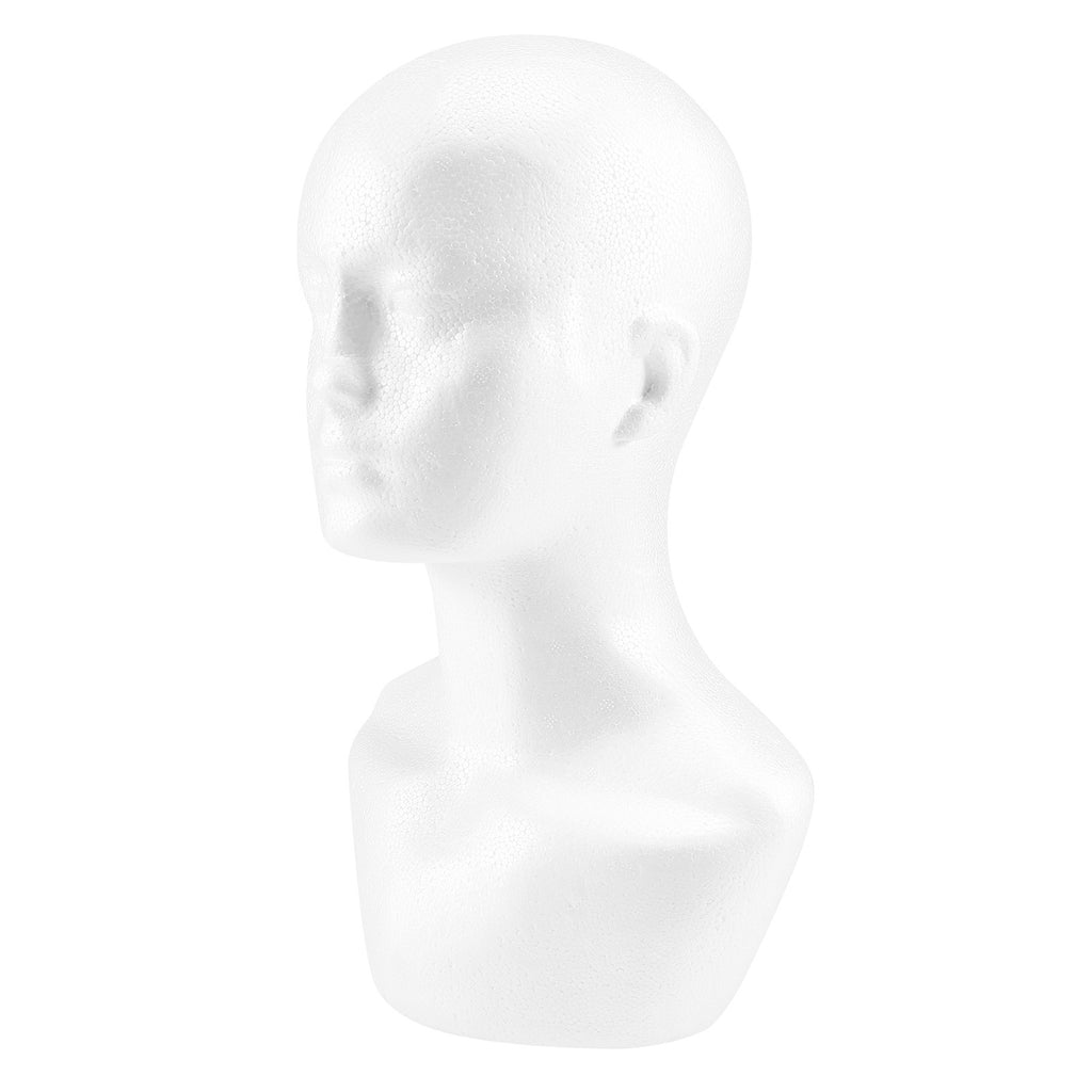 Male Foam Display Mannequin Head for Wigs Hats Jewelry Stand Model P3I46517