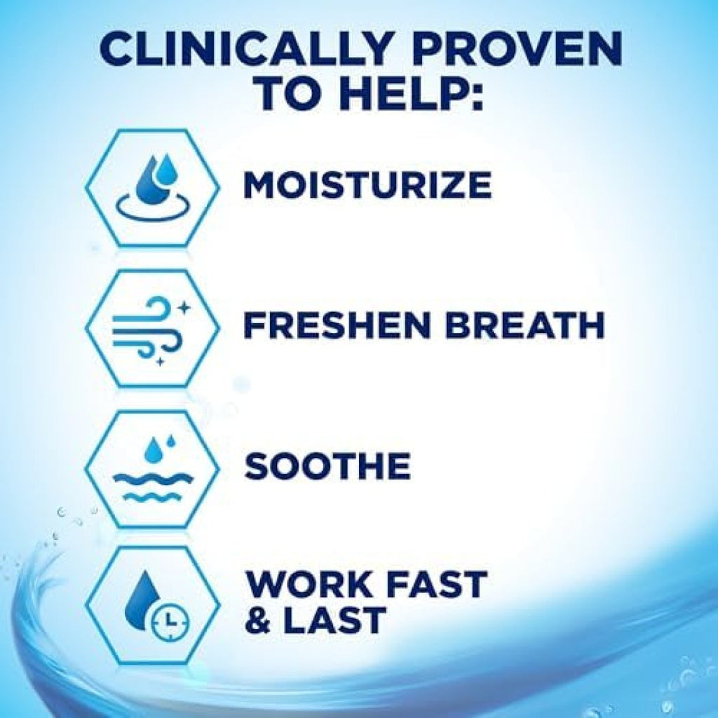 Moisturizing Mouthwash for Dry Mouth Relief - Fresh Mint, 16 oz