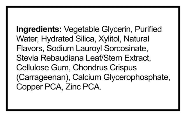 Spearmint Toothpaste with 25% Xylitol Fluoride-Free Natural Oral Care 4.9oz