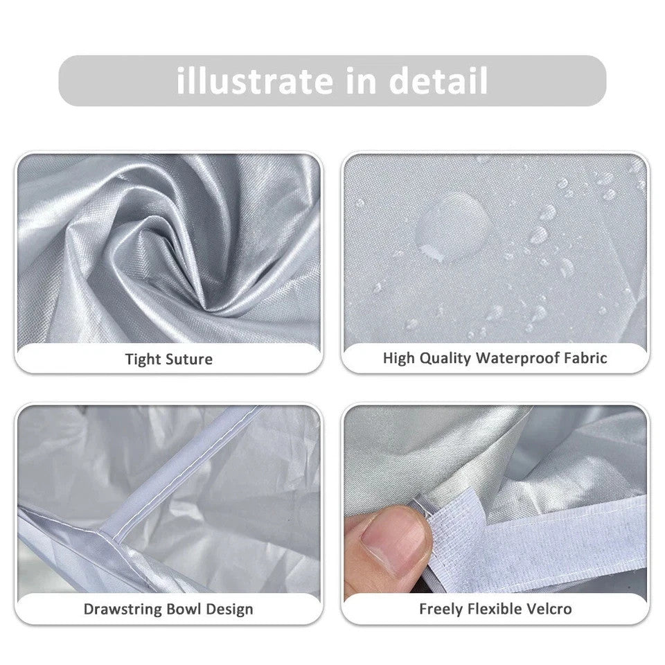 Hairdressing Cape Waterproof Nylon Salon Hair Cutting Gown with Umbrella