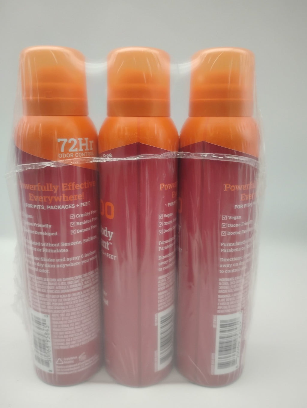 Mando Invisible Spray Deodorant - Cabin Retreat 3.6oz, 3 Cans