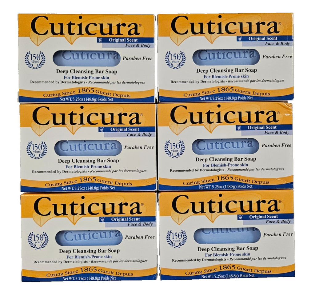 Cuticura Large 5.25oz Bar Soap - 6 Pack