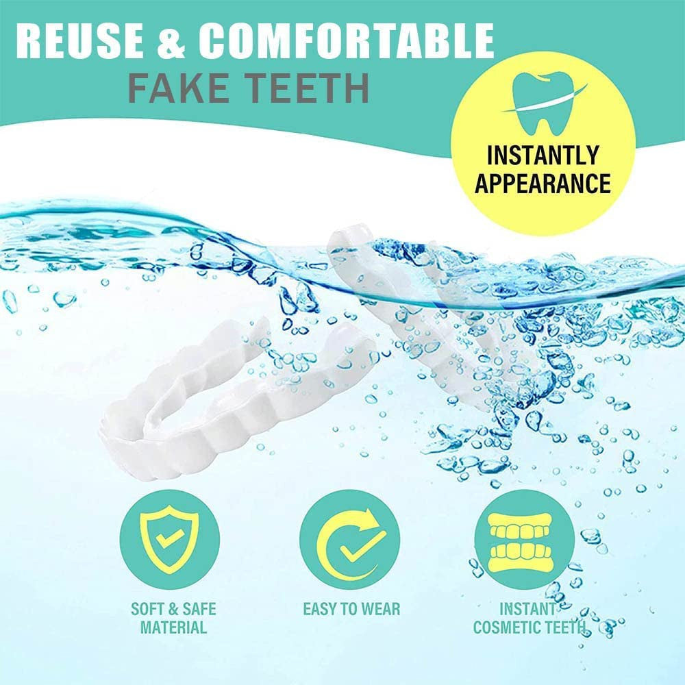 Denture Veneer Kit for Dentures & Orthodontics - Reusable Dental Care Set