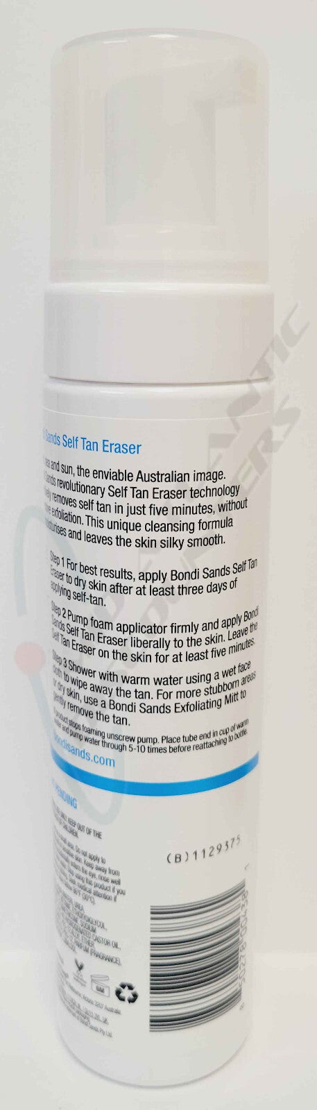 Bondi Sands Gentle Foaming Facial Cleanser - Self Tan Eraser - 3 Bottles 6.76 oz