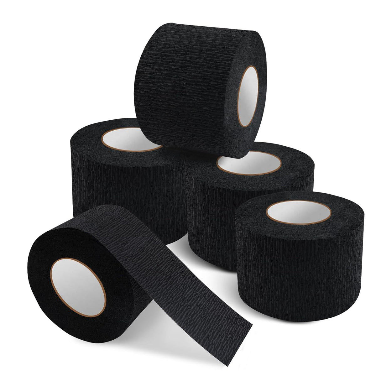 Disposable Barber Neck Strips - 5 Rolls, Hygienic Hairdressing Accessories