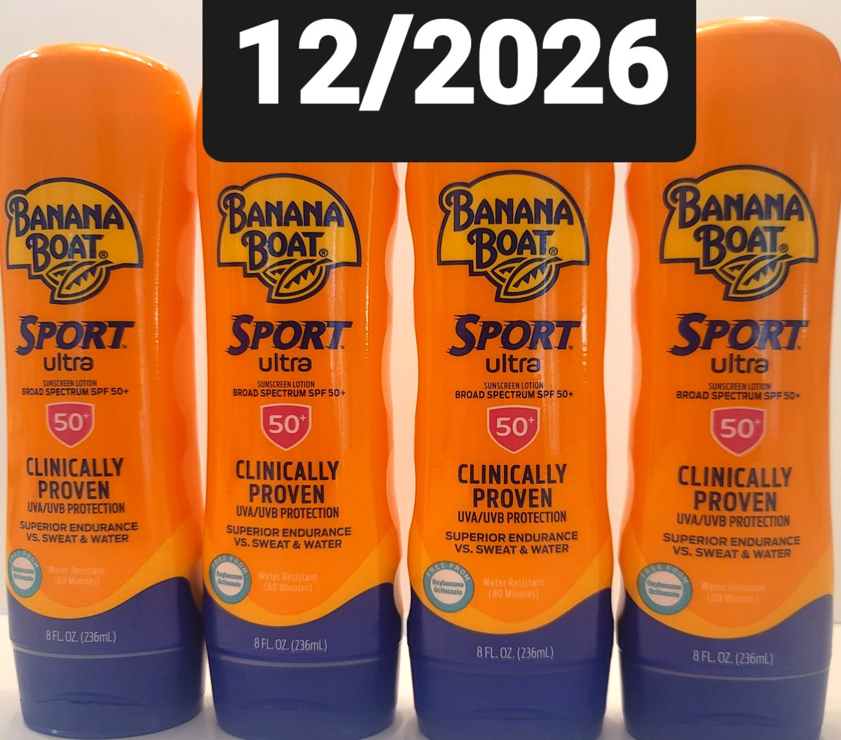Broad Spectrum SPF 50 Sunscreen Lotion - Pack of 4 Bottles