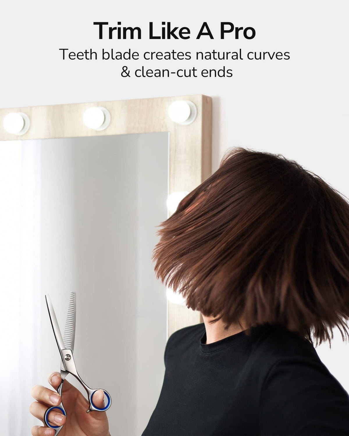 Professional Hair Thinning Scissors 6.5 Inch Japanese Steel Barber Shears