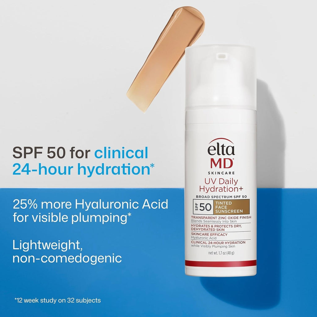 Elta MD UV Daily Hydration Tinted SPF 50 Face Sunscreen - New in Box