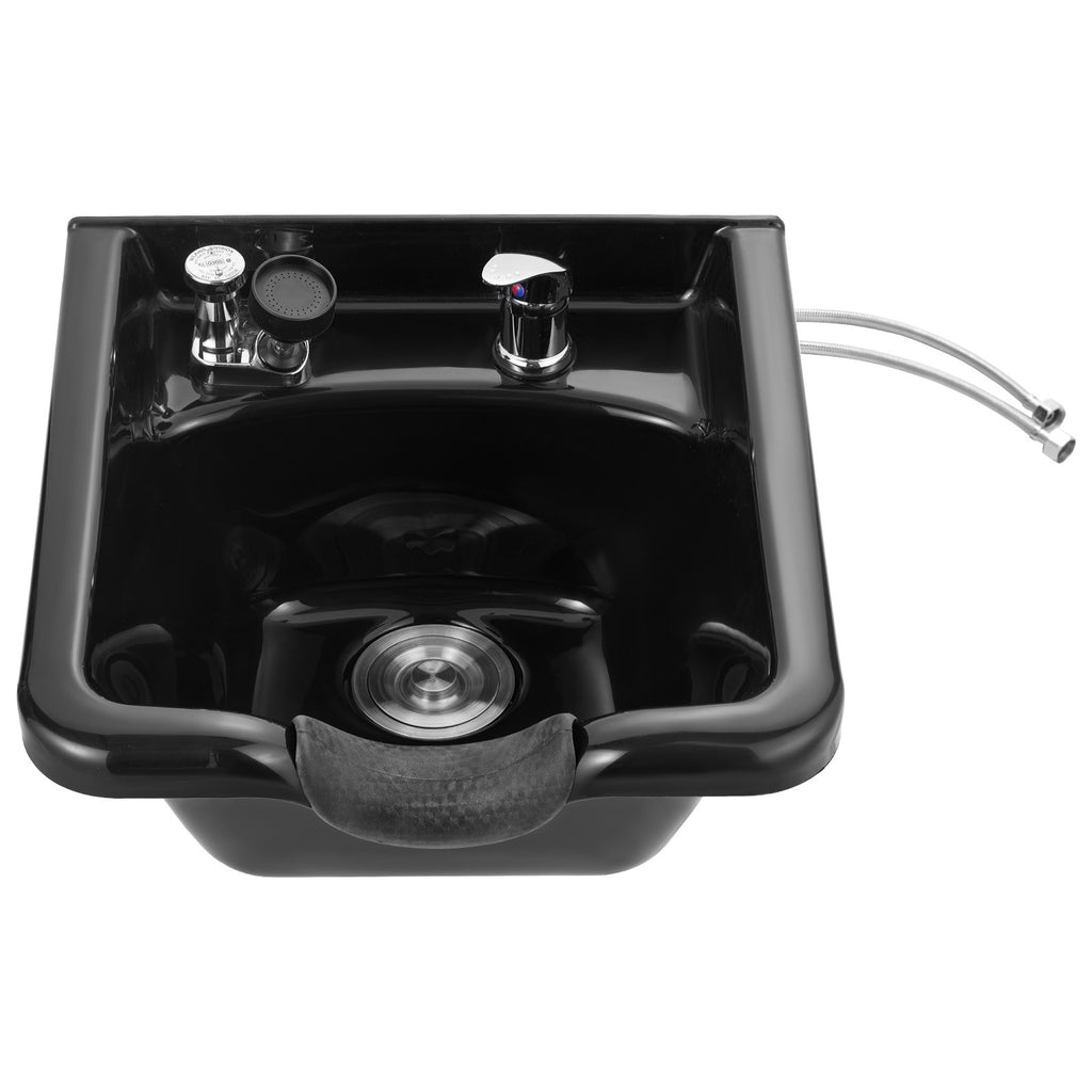 Black Plastic Shampoo Sink for Hair Wash Salon & Home Use