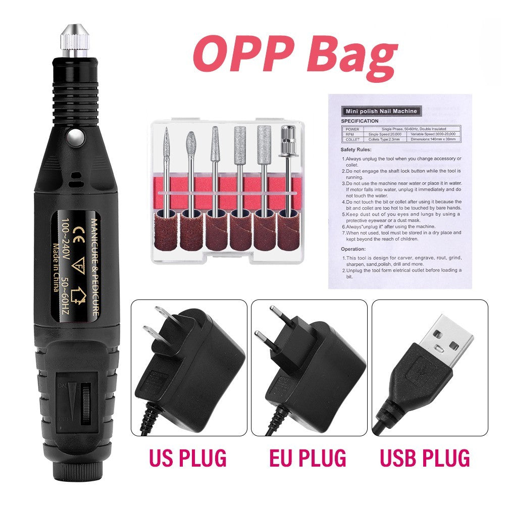 Electric Nail Drill Manicure & Pedicure Kit with Variable Speed