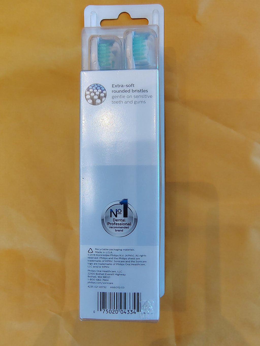 Philips Sonicare C1 SimplyClean Replacement Brush Heads 5-Pack - White