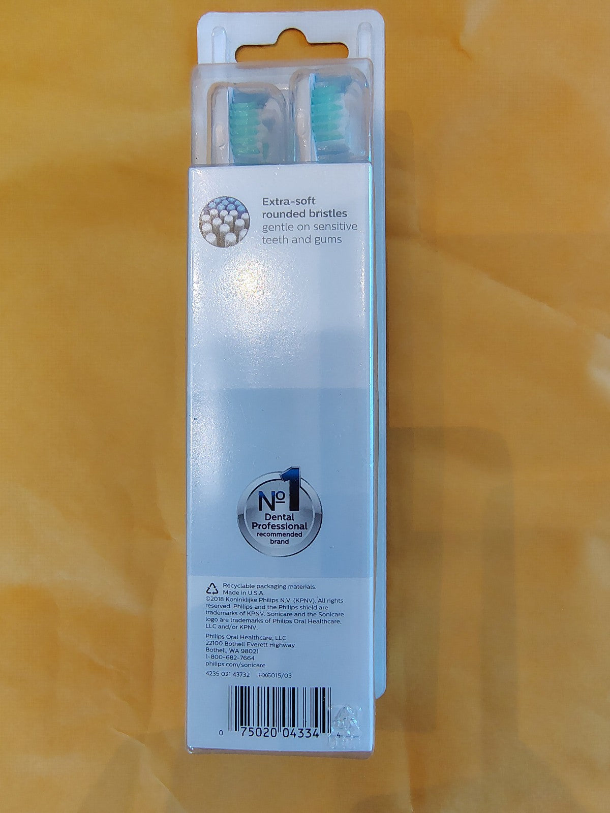 Philips Sonicare C1 SimplyClean Replacement Brush Heads 5-Pack - White