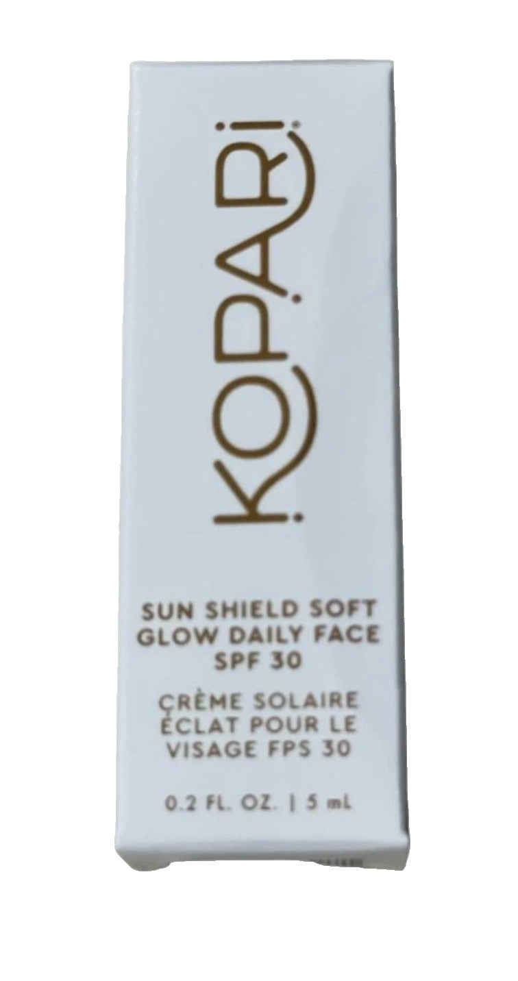 Travel Size SPF 30 Sunscreen Face Shield - Soft Glow Daily Protection