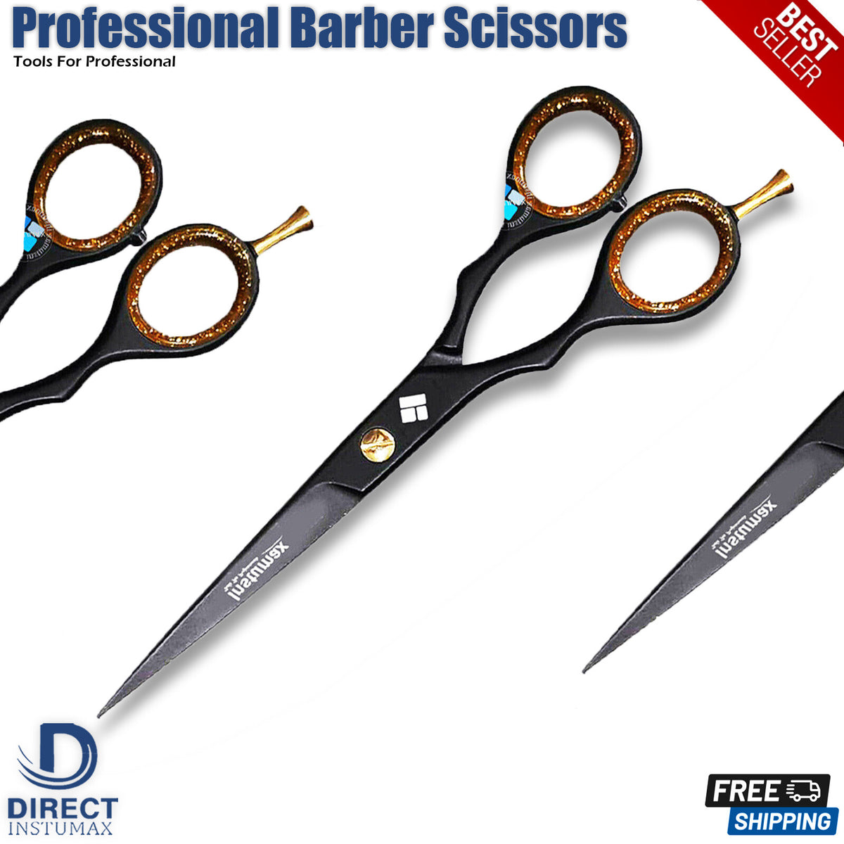 Professional Barber Scissors Set - High-Quality Hair Cutting Tools