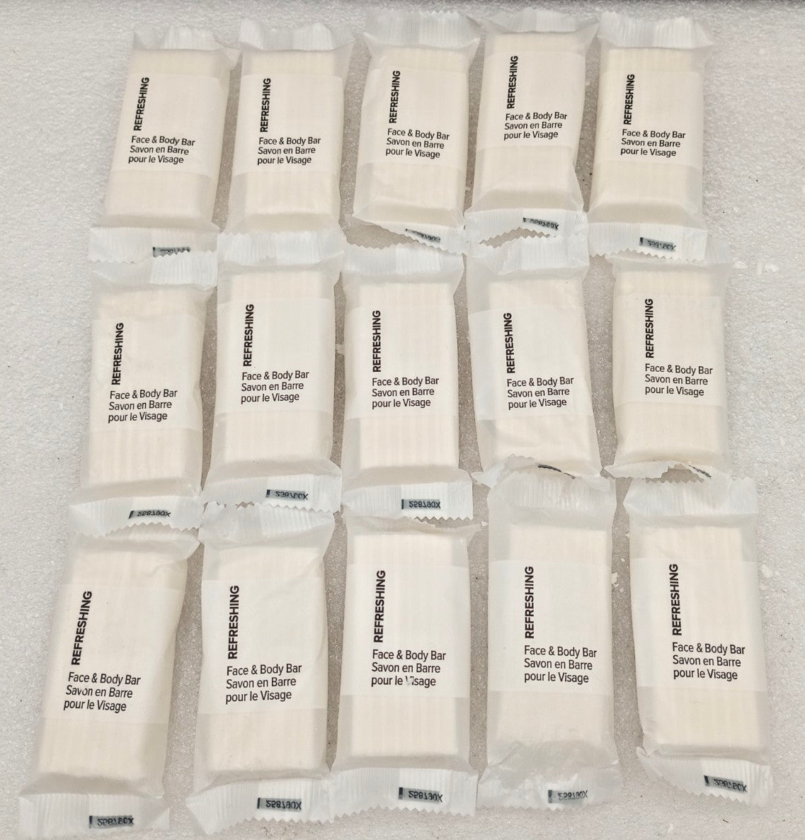 Unisex Citrus Scent Face & Body Soap - Travel Size 0.6 Oz Lot of 15