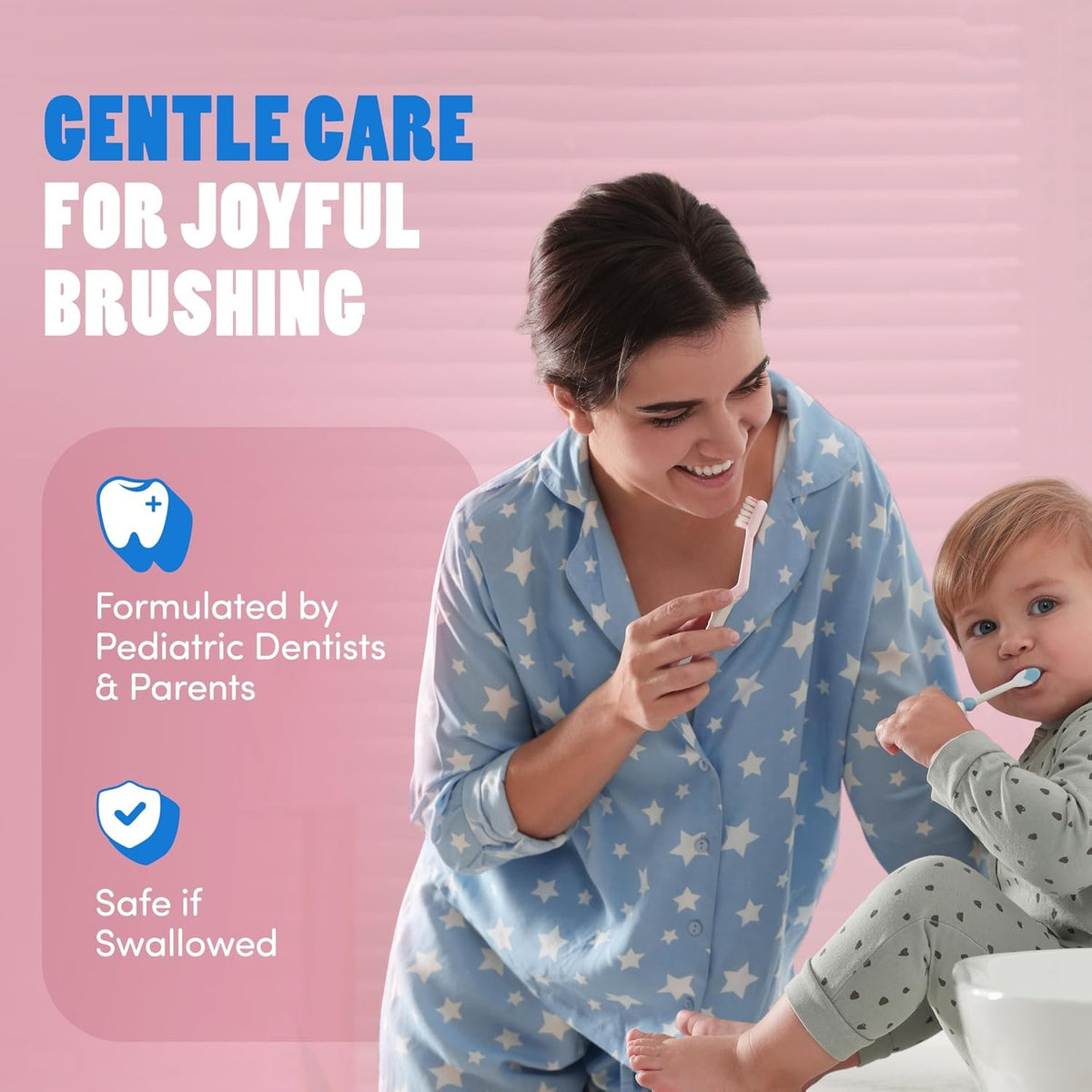 Kids Unflavored Fluoride Toothpaste - Dentist-Recommended for Sensitive Teeth