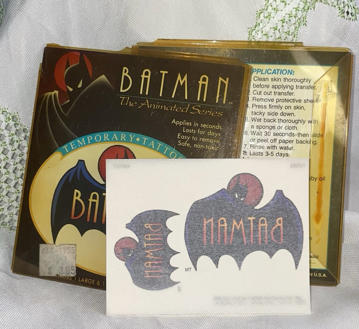 Large Multicolor Batman Animated Series Temporary Tattoos (2 Pack) – Highgate
