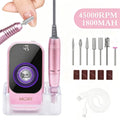 Rechargeable Portable Nail Drill Machine 45000RPM for Manicure & Pedicure