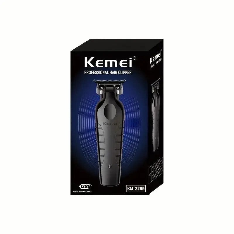 Cordless Hair Trimmer with Zero Gap Blade for Fades & Close Cuts
