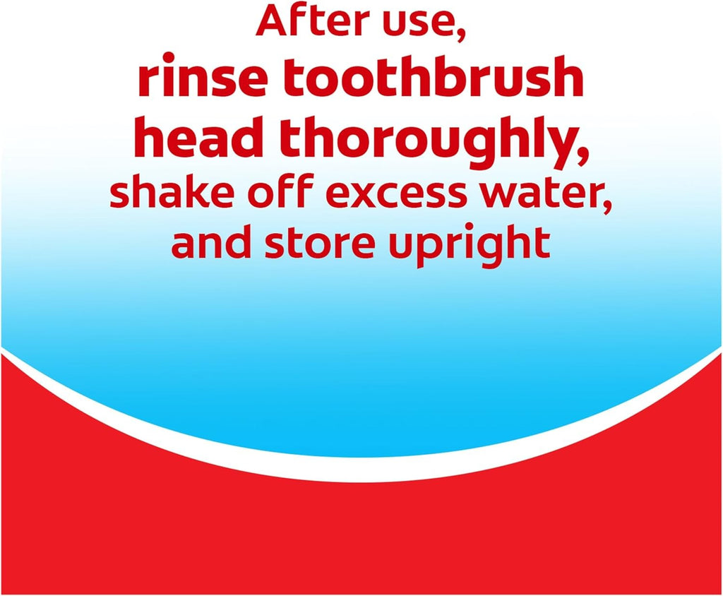 Adult Soft Bristle Toothbrushes 6-Pack - Easy Grip, Deep Cleaning