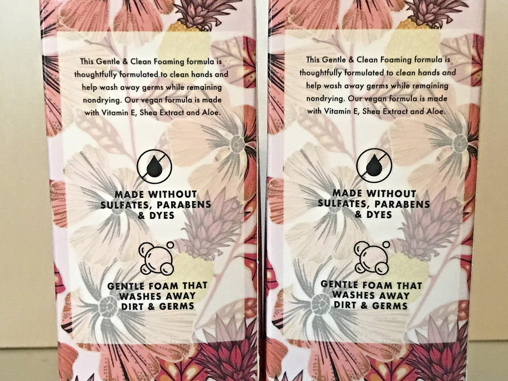 Pink Pineapple Sunrise Foam Hand Soap Refill Cartons - 32 oz, 2 Pack