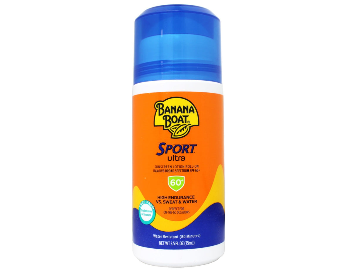 Sunscreen Lotion Roll-On SPF 60+ Water Resistant Sport Protection 2.5 Oz