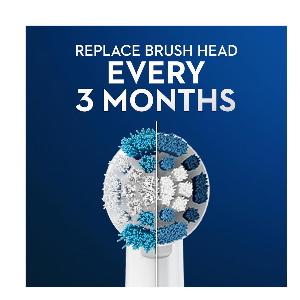 Oral-B Precision Clean Replacement Toothbrush Heads - 3 Count Pack of Two with Free Shipping