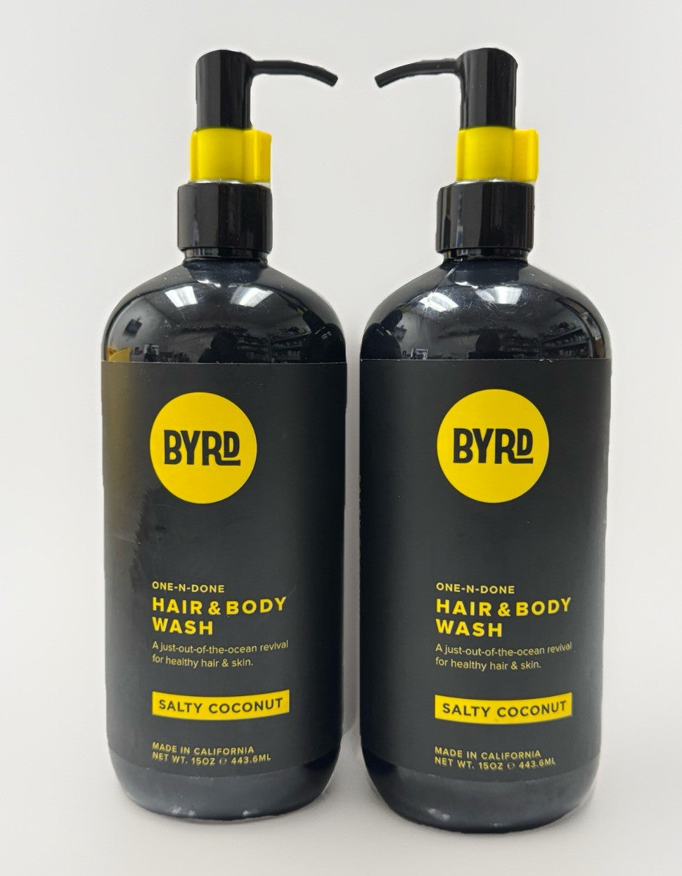 Salty Coconut Hair & Body Wash Set - 15oz Bottles, Pack of 2