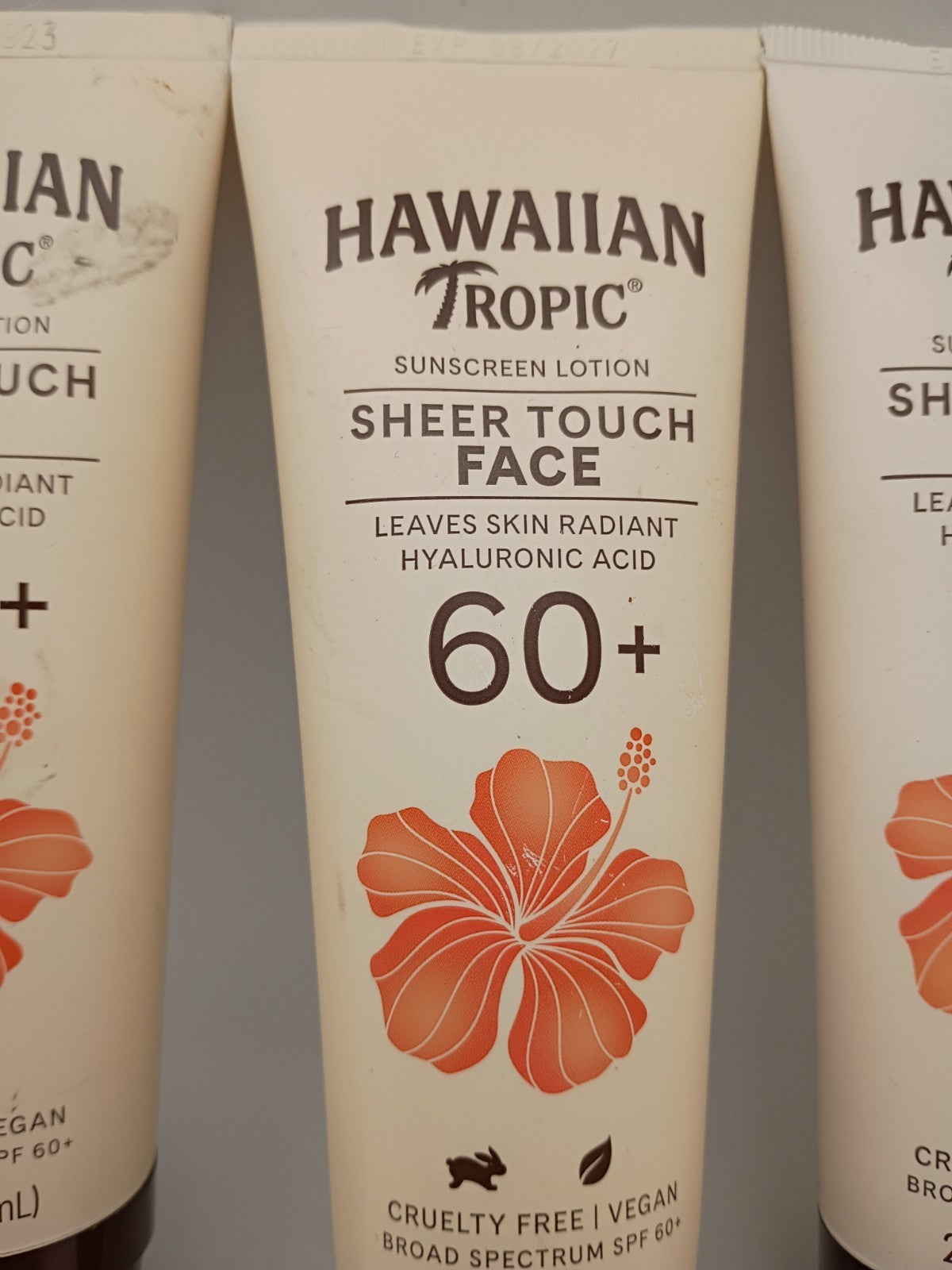 Hawaiian Tropic SPF 60 Sunscreen Lotion Face & Body 4-Pack - No Caps
