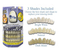 Temporary Tooth Replacement Kit 3 Shades - 30 Teeth, Fitting Beads & Tools