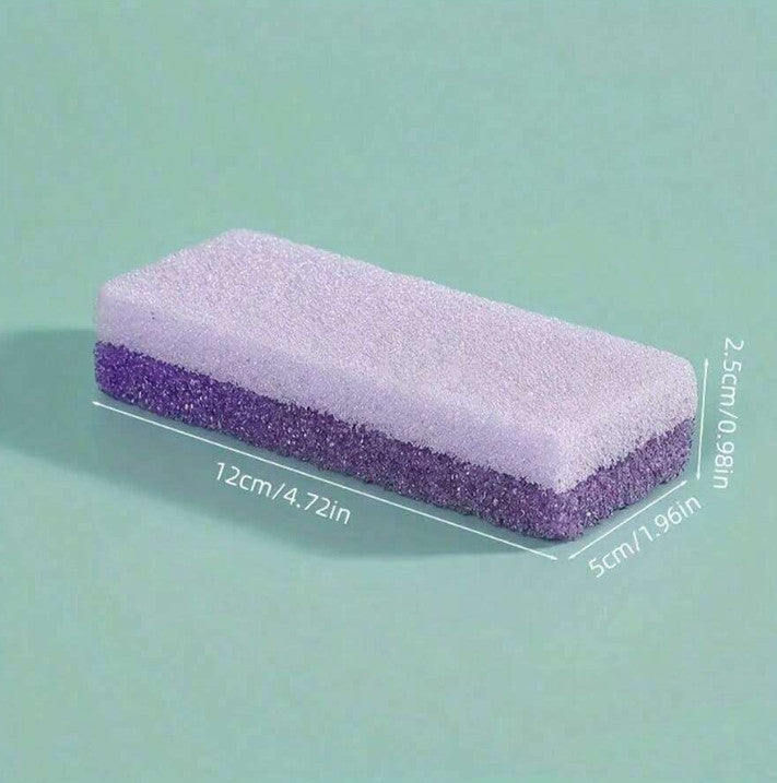 Foot Pumice Stone Set for Callus Removal & Exfoliation - 2PCS Pedicure Tools