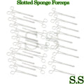 Slotted Sponge Forceps - Medical Piercing Tools in Stainless Steel
