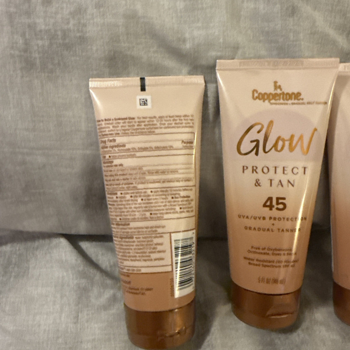 Sunscreen SPF 45 Protect & Tan Lotion - 5 Fl Oz, 3 Pack