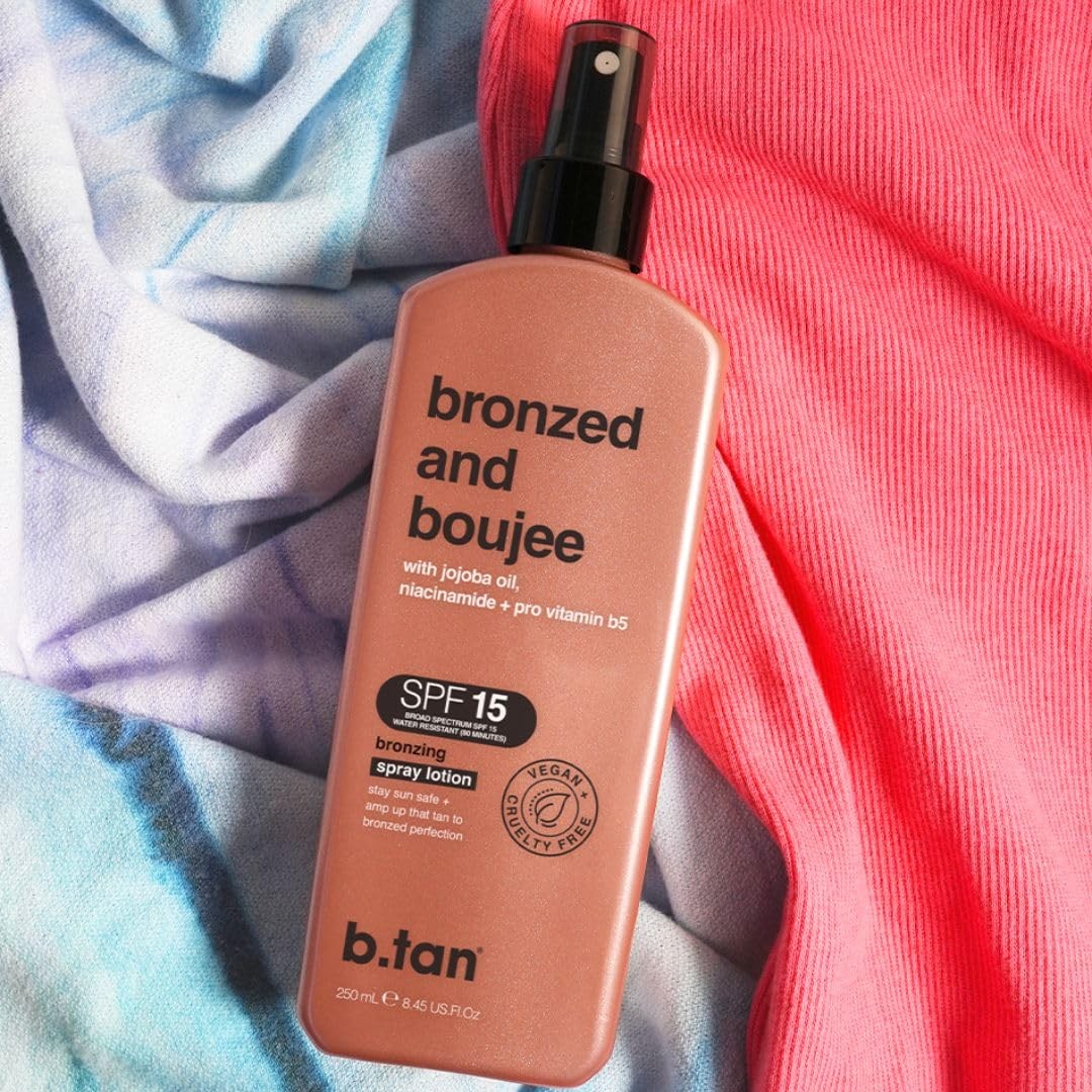 Bronzing Spray Lotion SPF 15 with Jojoba & Niacinamide - 8.45oz