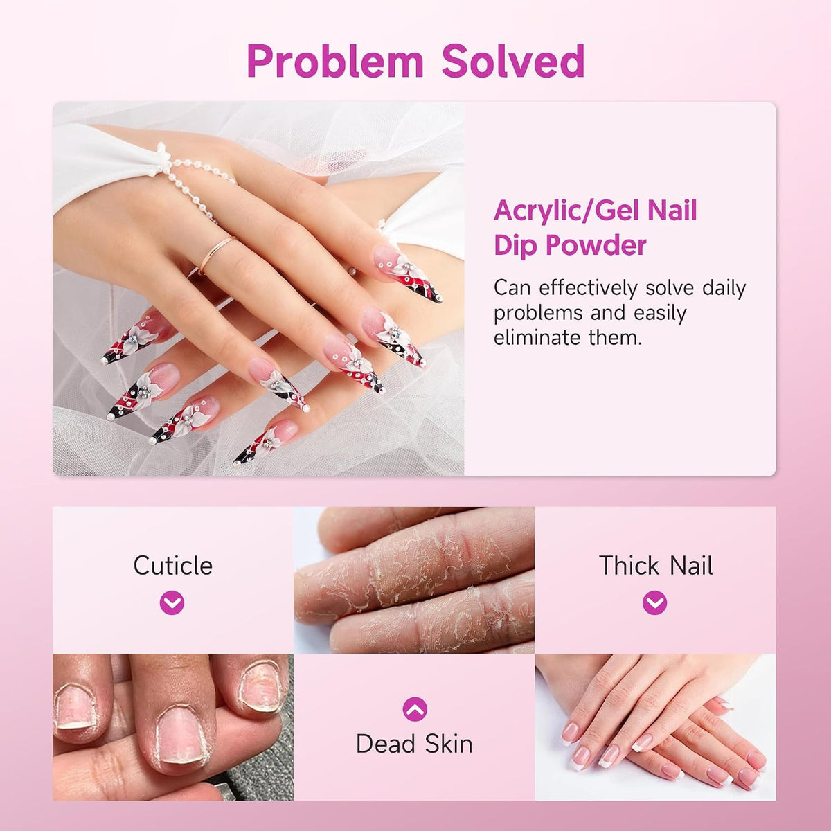 Professional Electric Nail Drill Kit 40000RPM Cordless Rechargeable Portable Nail File for Acrylic & Gel Nails