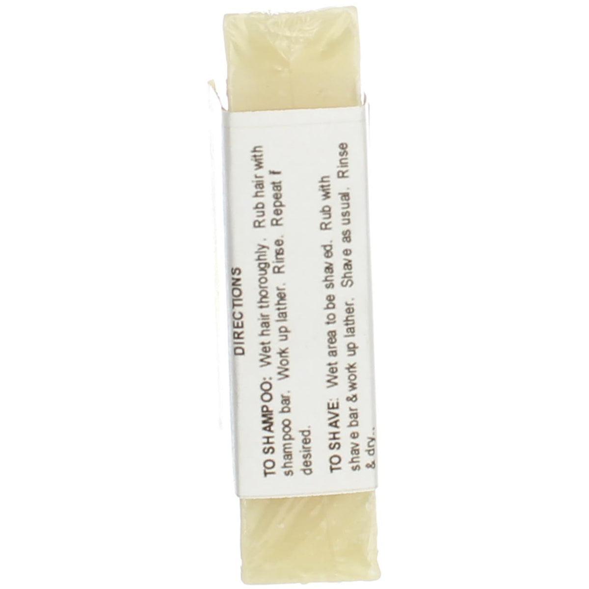 2 Pack Natural Shampoo & Shave Bar - Gently Cleans & Protects Skin and Hair, 4.6 oz