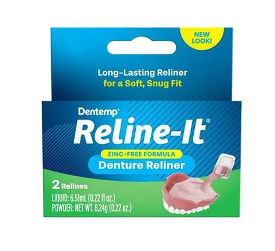 Denture Reline Kit - Advanced Formula for Upper & Lower Dentures - Multiple Pack Sizes