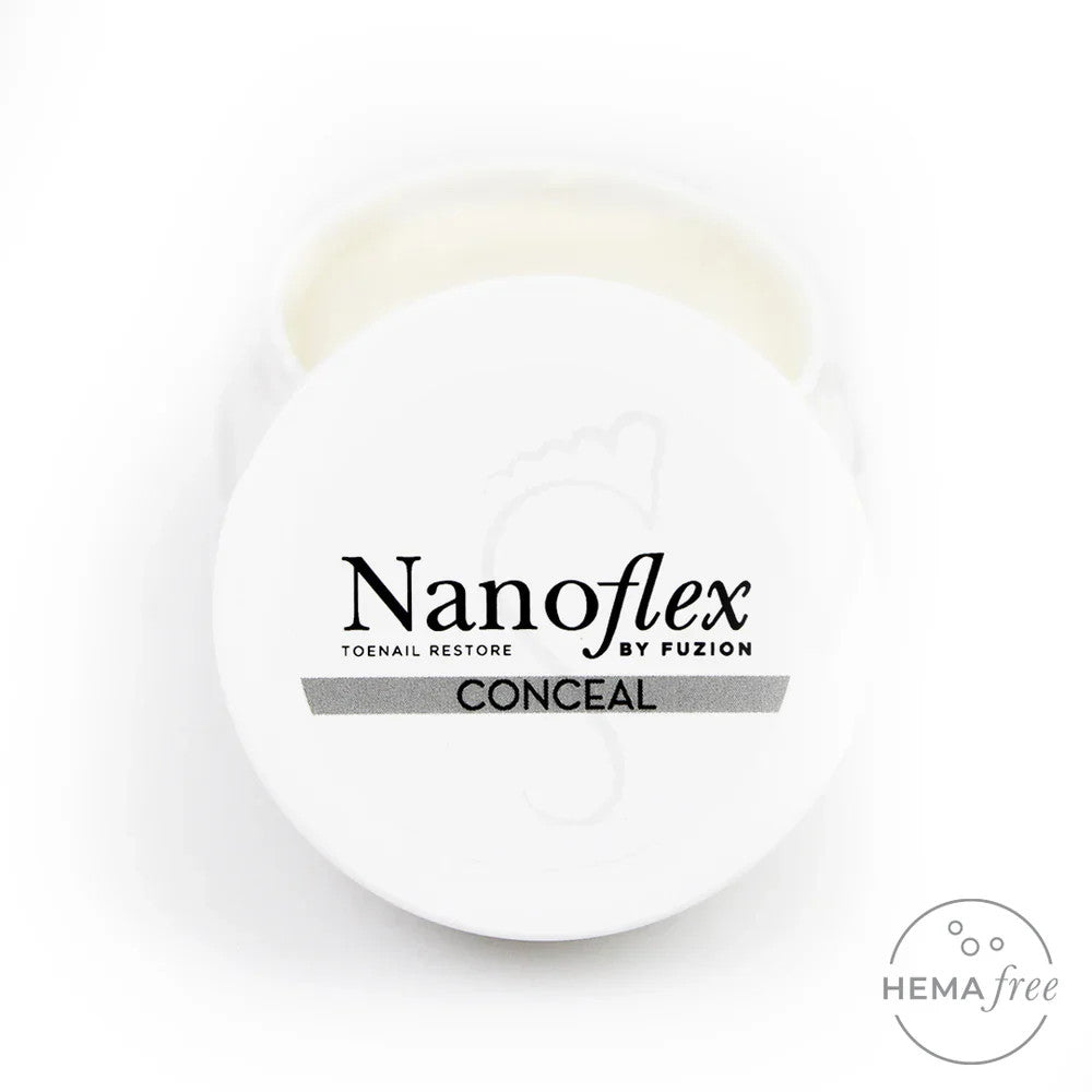 Fuzion UV/LED Nanoflex Toenail Concealer 12g - Natural Fungal Nail Treatment