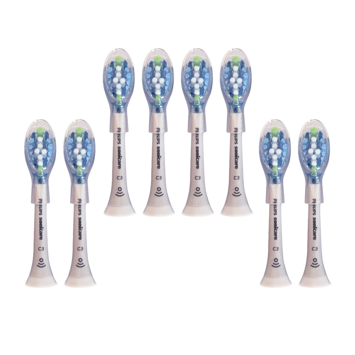 Philips Sonicare DiamondClean C3 Premium Replacement Toothbrush Heads White 8 Pack