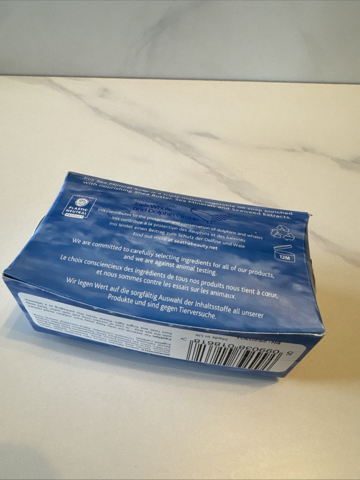 Large Sea Mineral Bar Soap with Shea Butter & Seaweed Extracts 7.4 oz