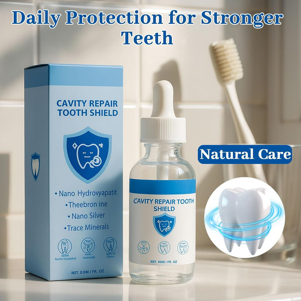 Cavity Repair Tooth Shield Liquid - Enamel Restoration & Whitening 2 fl oz
