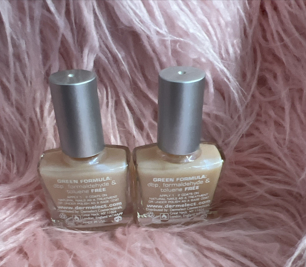 2-Pack Concealing Ridge Filler Nail Polish - Peptide Infused Treatment