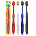 Manual Toothbrush Pack of 3 - Durable Compact Adult Oral Care